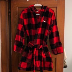 Victoria’s Secret PINK flannel robe